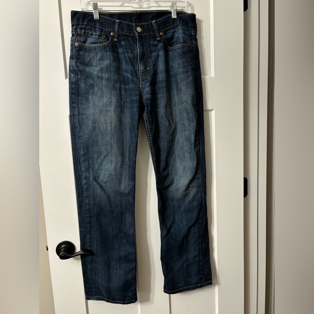 Levi's 515 Classic Indigo Straight‎ Jeans lightweight 33X30